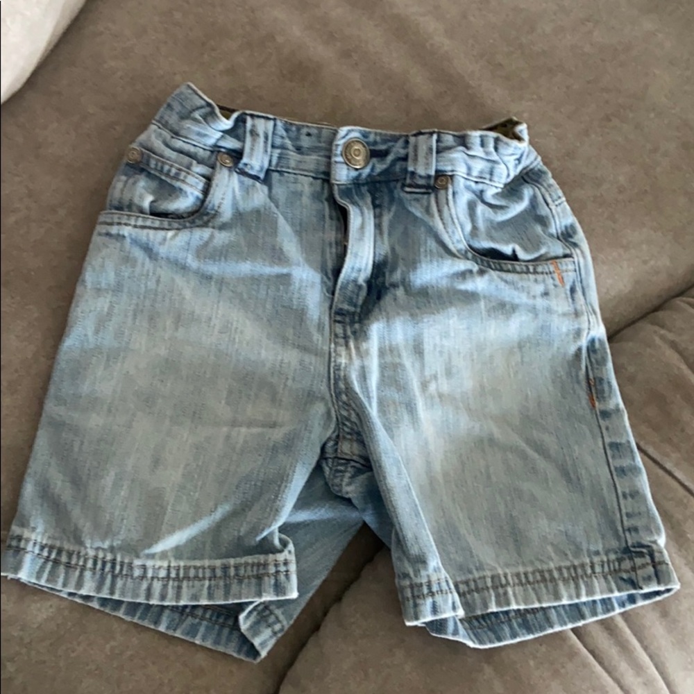 Boys light denim shorts